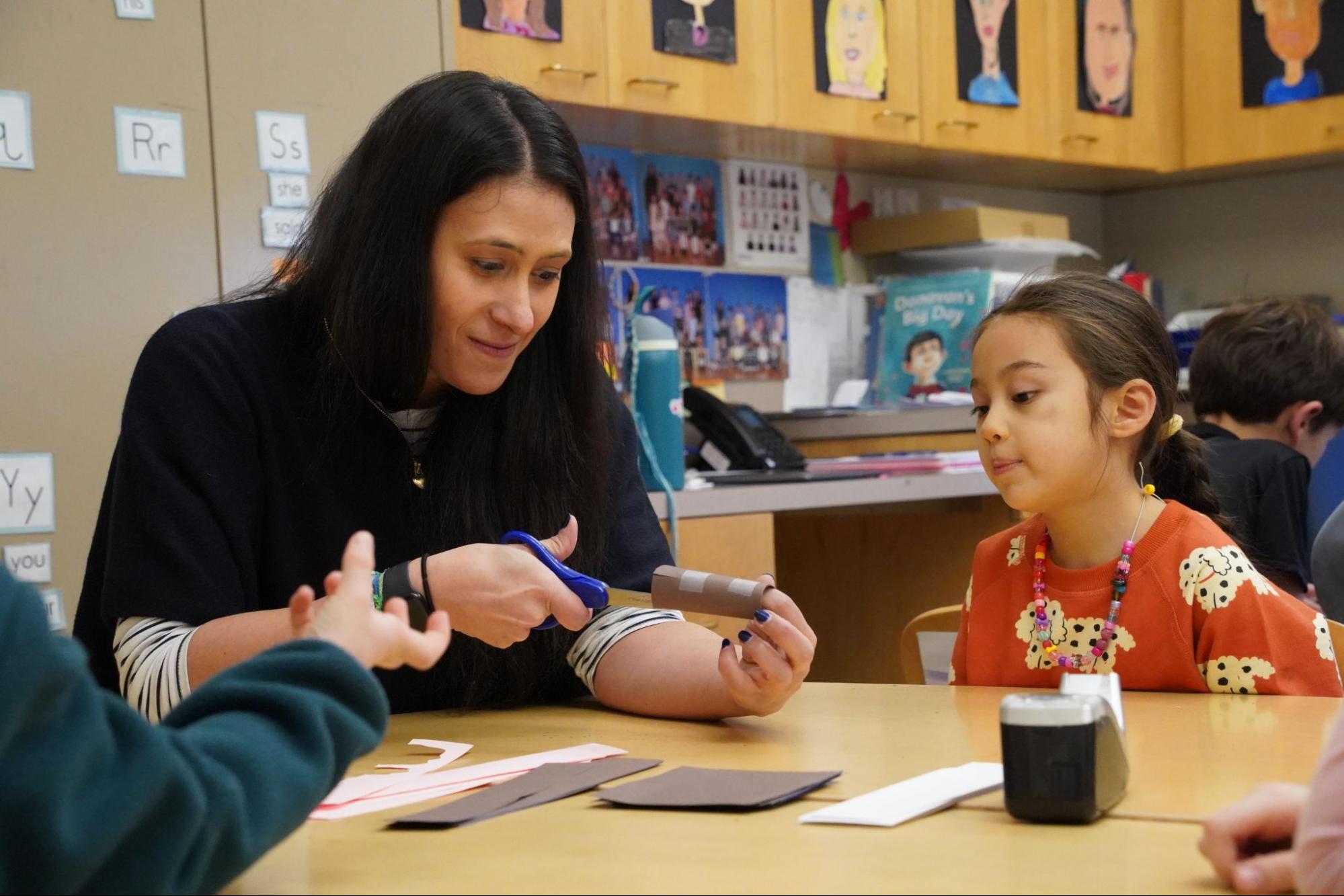 Ethical Culture student works on a project.