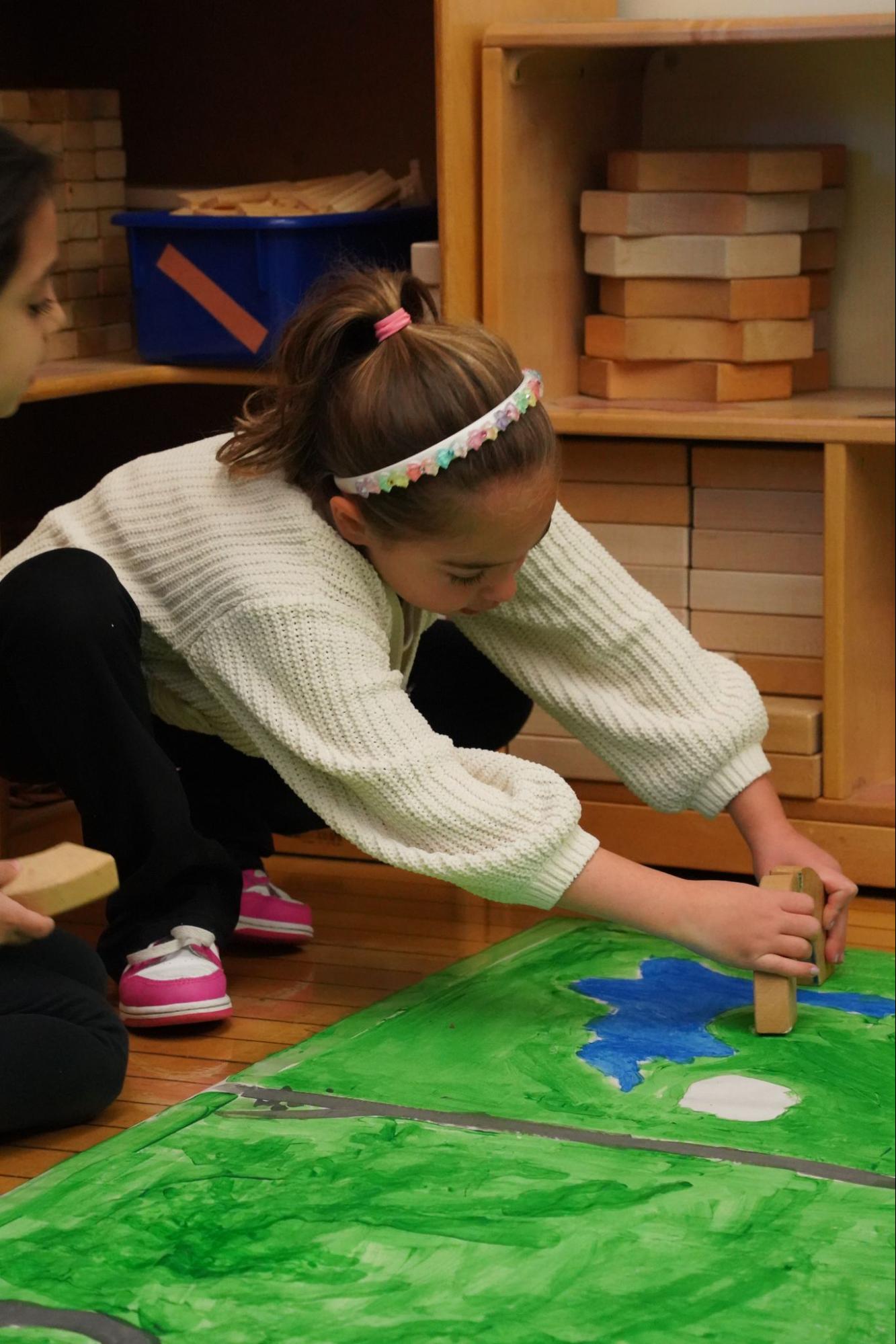 Ethical Culture student works on a project.