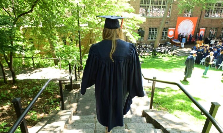Students at ECFS Commencement