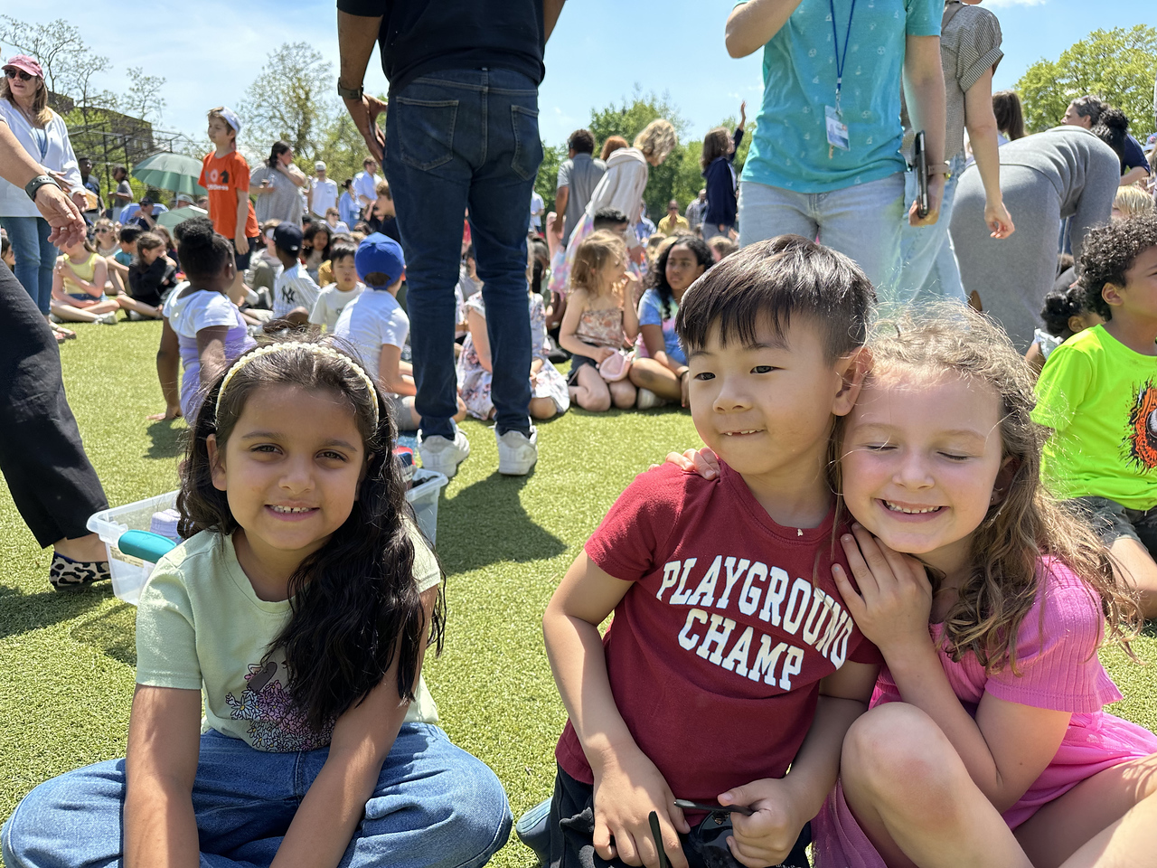 ethical culture fieldston school fieldston lower students smile together and celebrate the joy of community