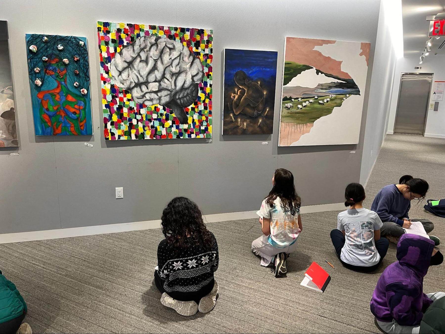Ethical Culture Fieldston School 6th Graders study art and poetry.