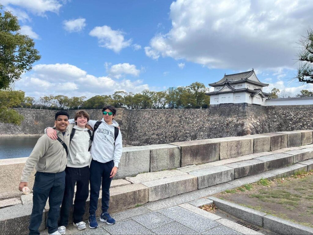 Ethical Culture Fieldston School Upper School students travel abroad.