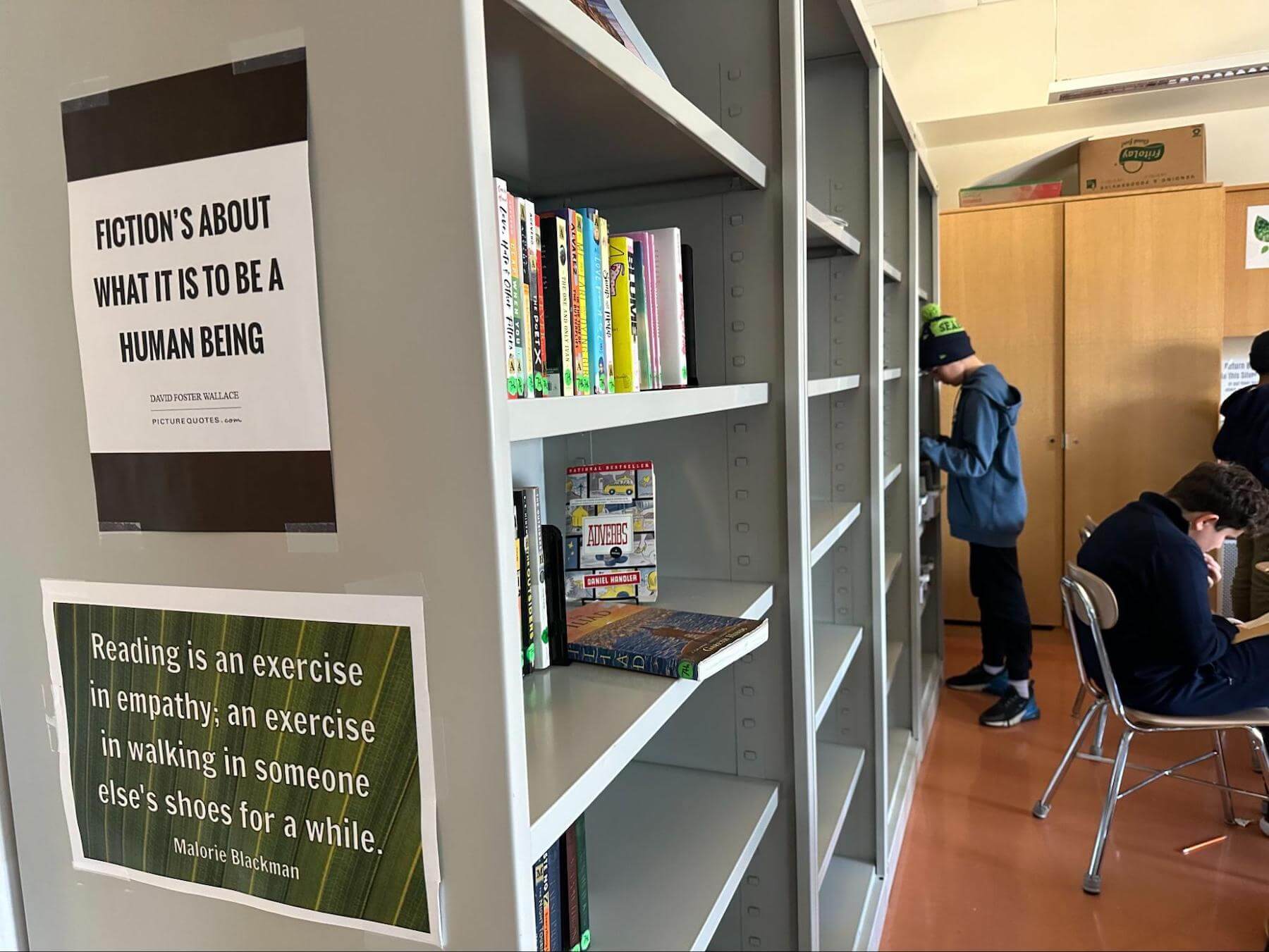 Ethical Culture Fieldston School classroom library