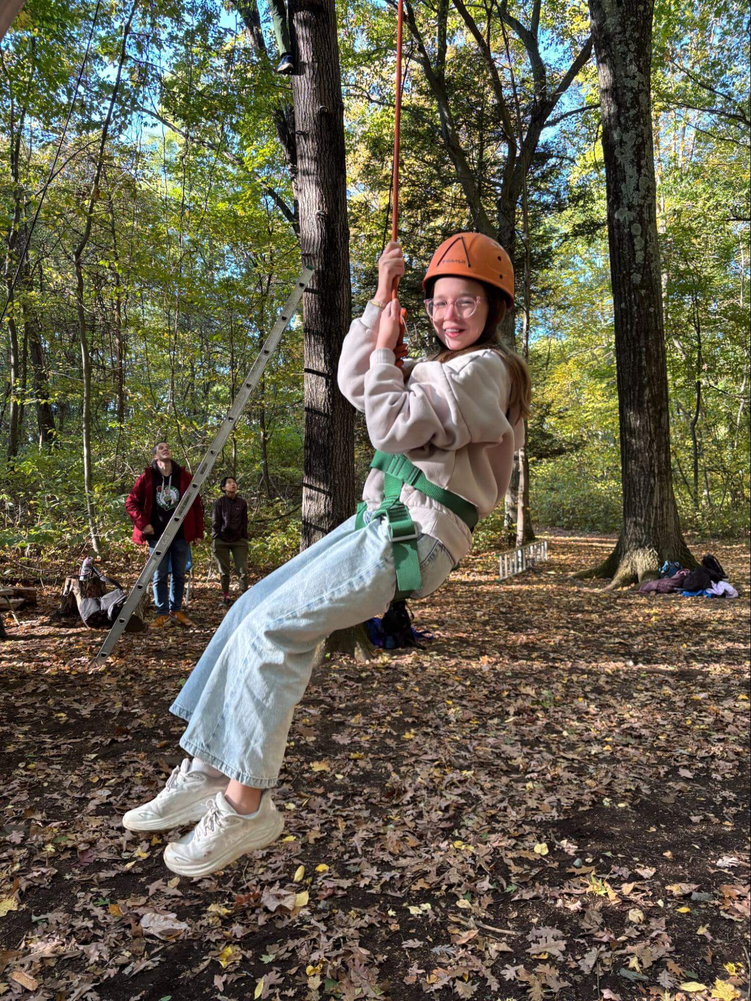 ECFS Middle Schoolers on outdoor field trip