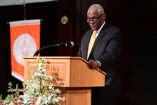 Keith Wright ’73, Politician speaking at Ethical Culture Fieldston School's Founder's Day