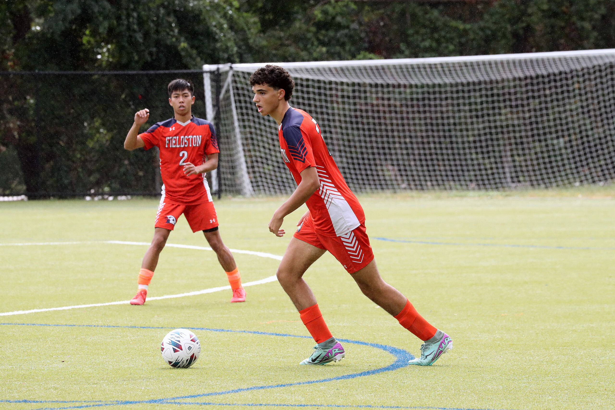 Two boys varsity soccer players at Ethical Culture Fieldston School