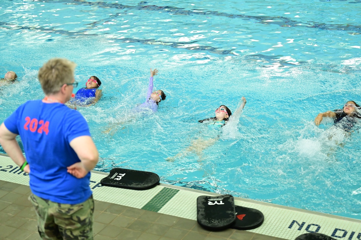 ecfs physical education fieldston lower learns to swim