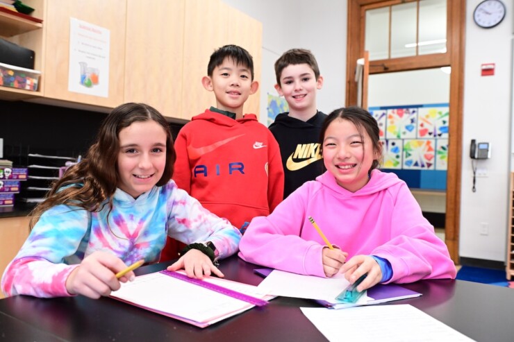 ethical culture fieldston school ec students in the classroom