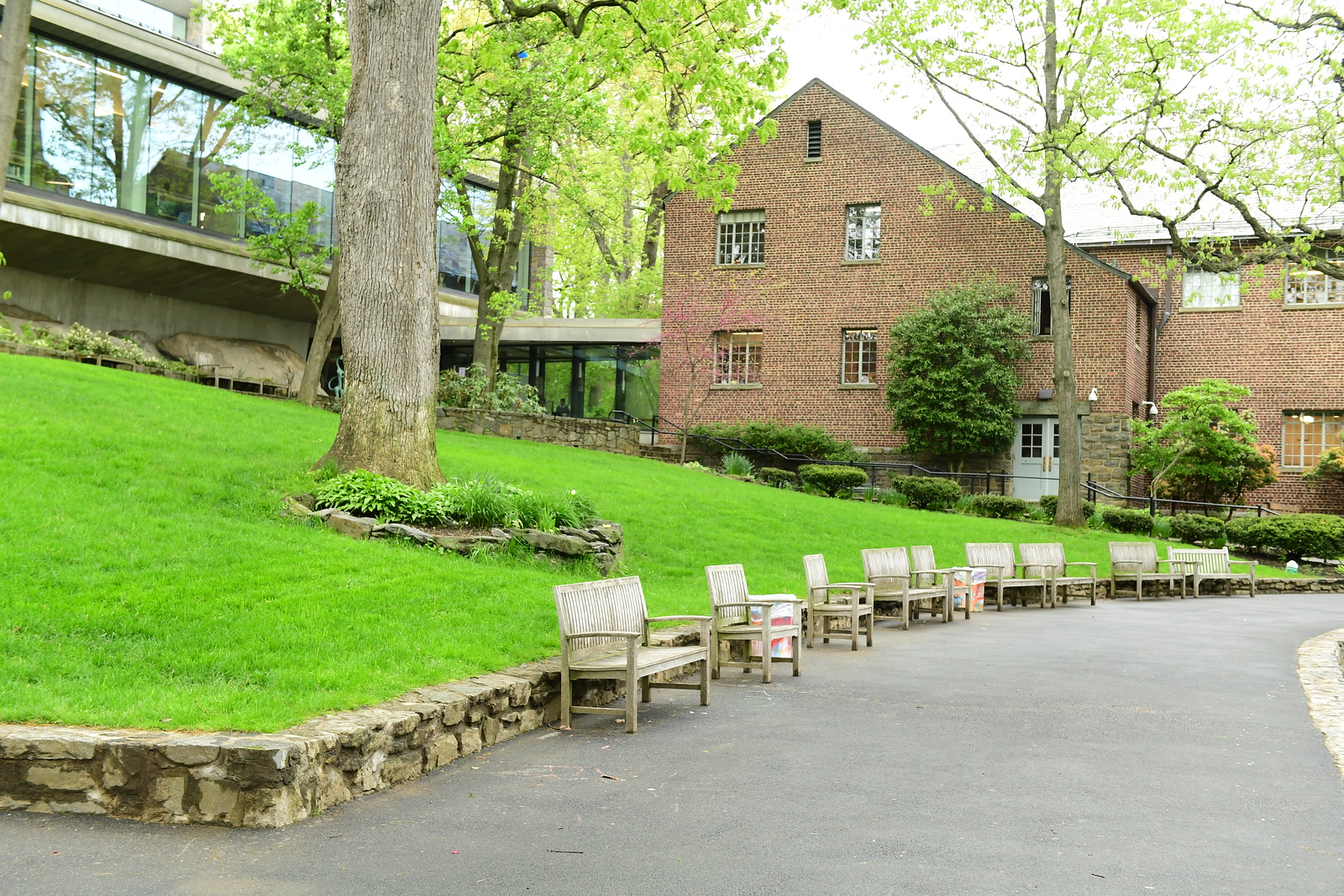 Photograph of Fieldston Campus Quad
