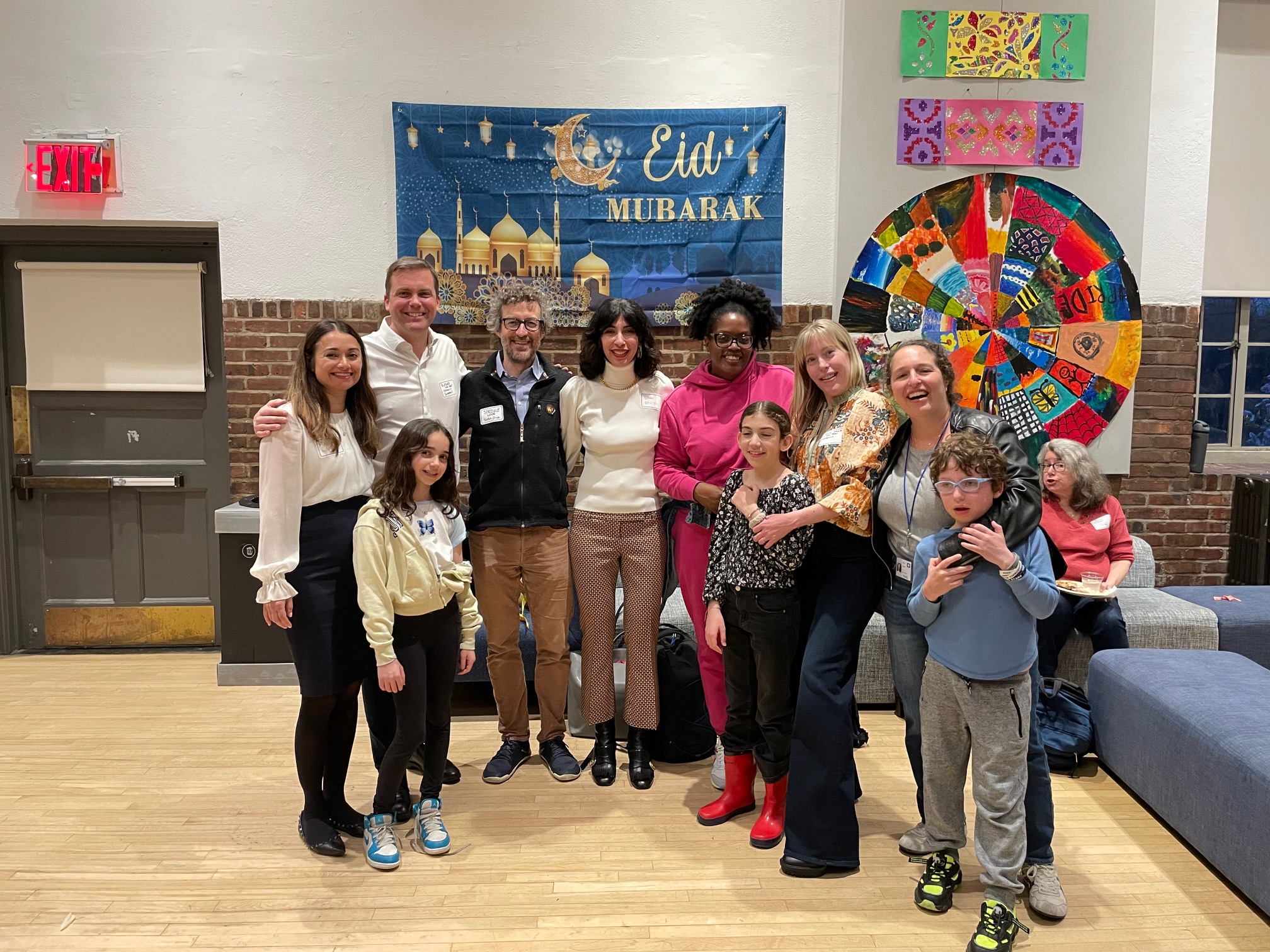 ECFS community gathers for inaugural Eid Around the World Celebration in Spring 2024.