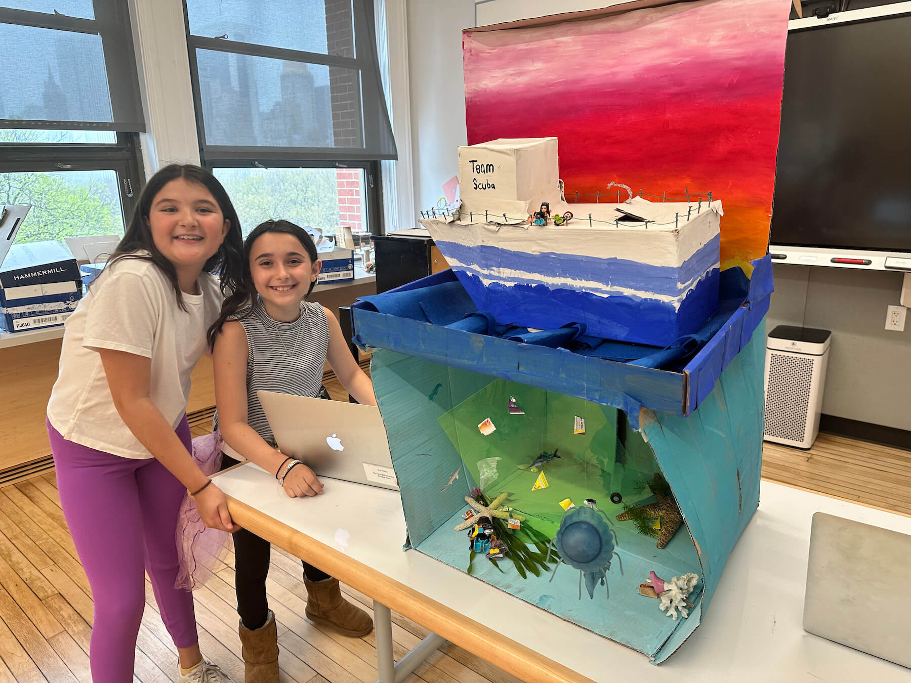 Two Ethical Culture Fieldston School Ethical Culture students share their Earth day project