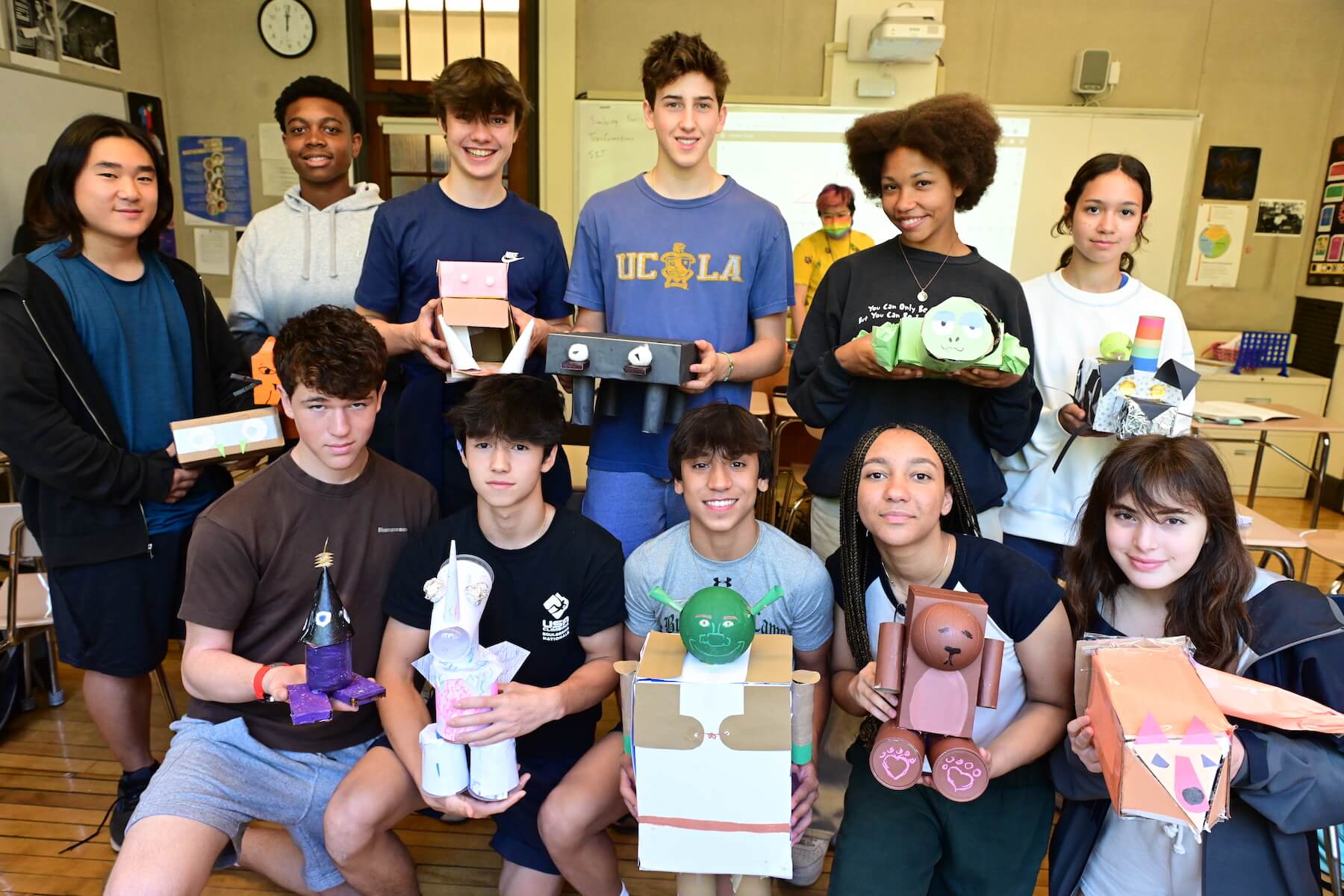 Ethical Culture Fieldston School Upper School students share their geometry sculptures