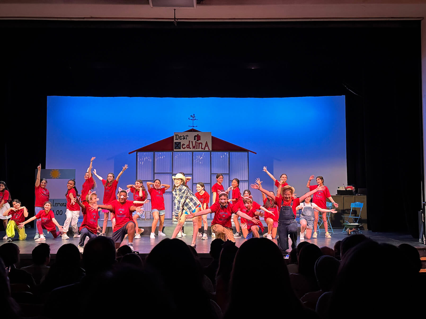 Ethical Culture Fieldston School students performing in Middle School musical
