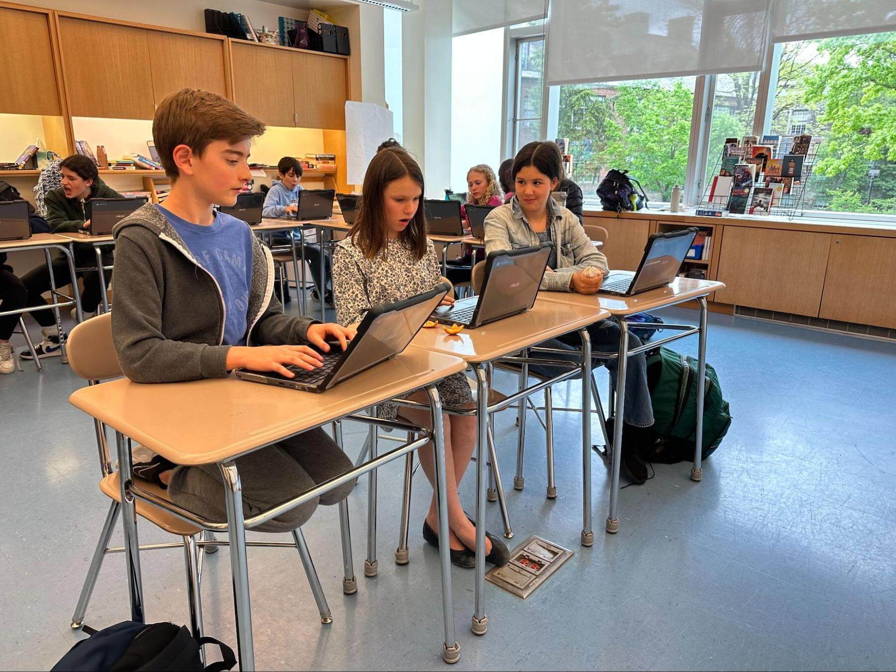 Ethical Culture Fieldston School 6th Graders study art and poetry.