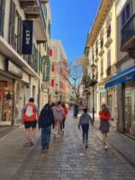 A group of Ethical Culture Fieldston Middle School students tour Conil in Spain