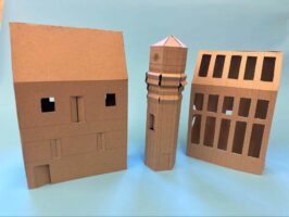 Fieldston Middle projects from model building class.