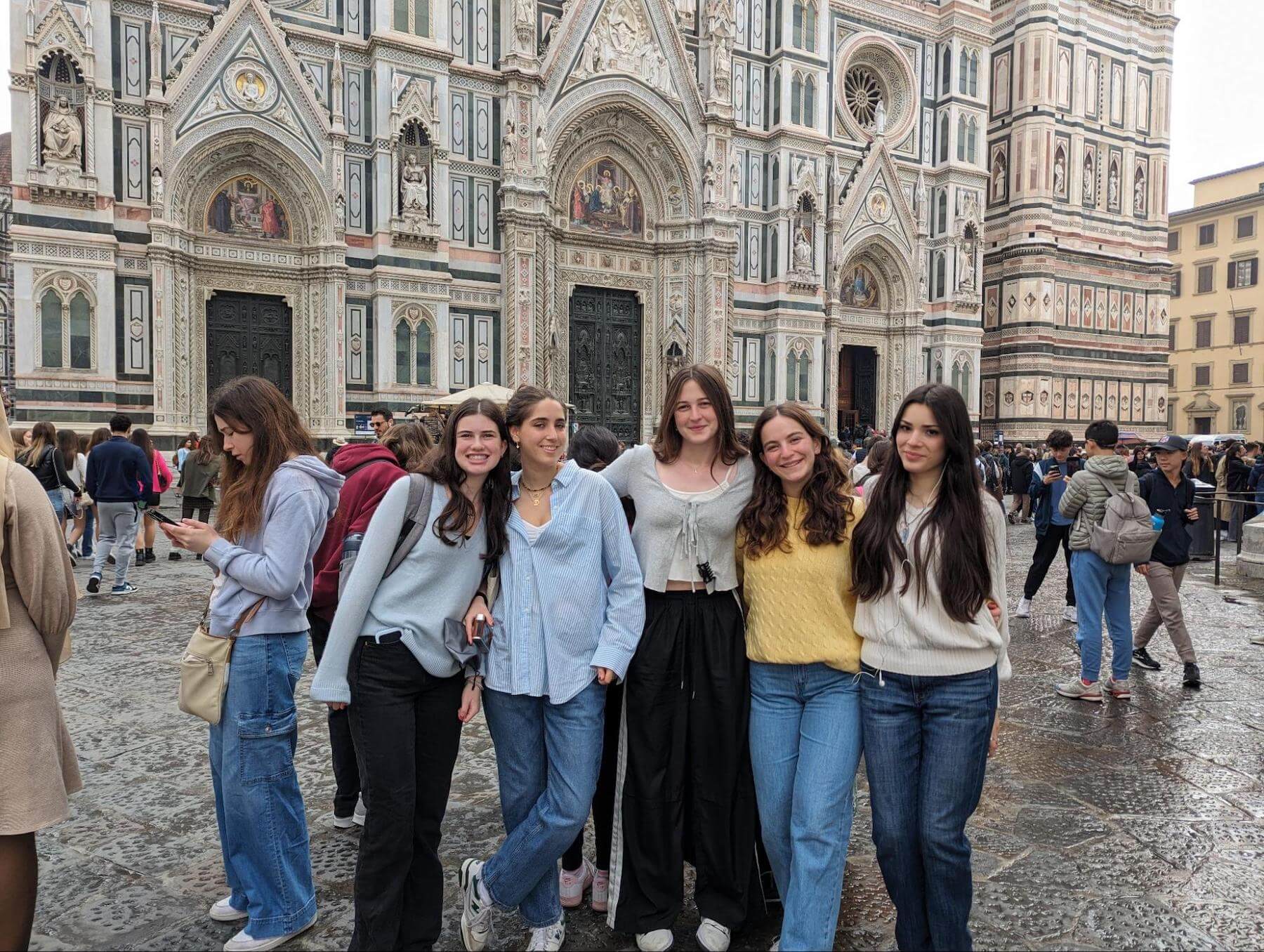Ethical Culture Fieldston School Upper School students travel abroad.