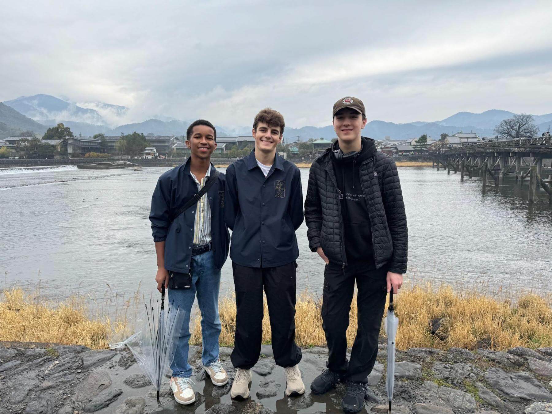 Ethical Culture Fieldston School Upper School students travel abroad.