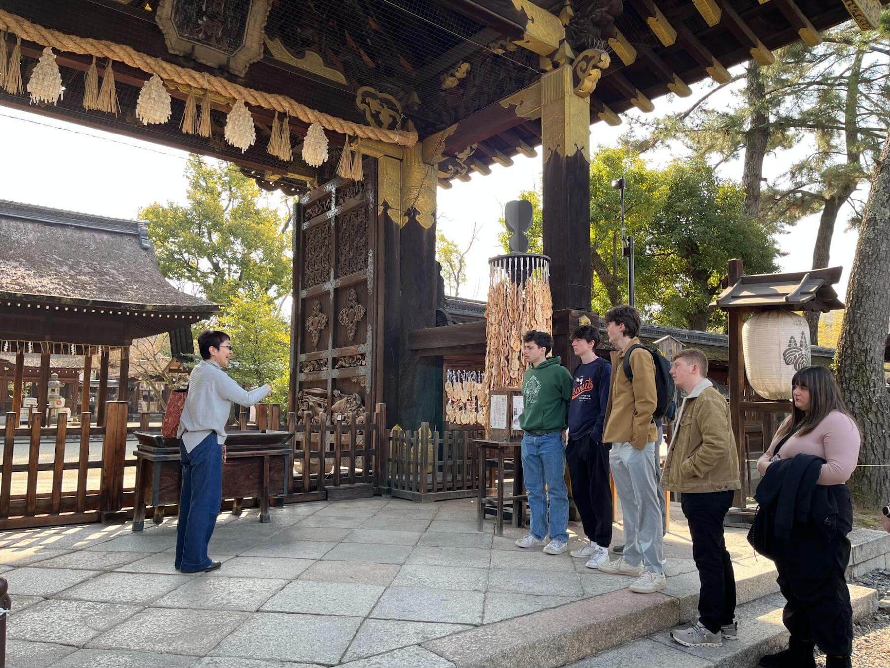 Ethical Culture Fieldston School Upper School students travel abroad.