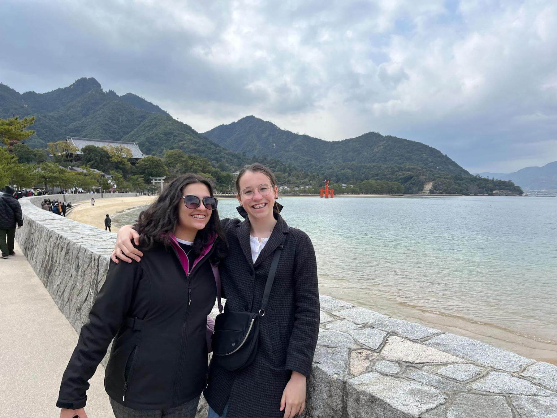 Ethical Culture Fieldston School Upper School students travel abroad.