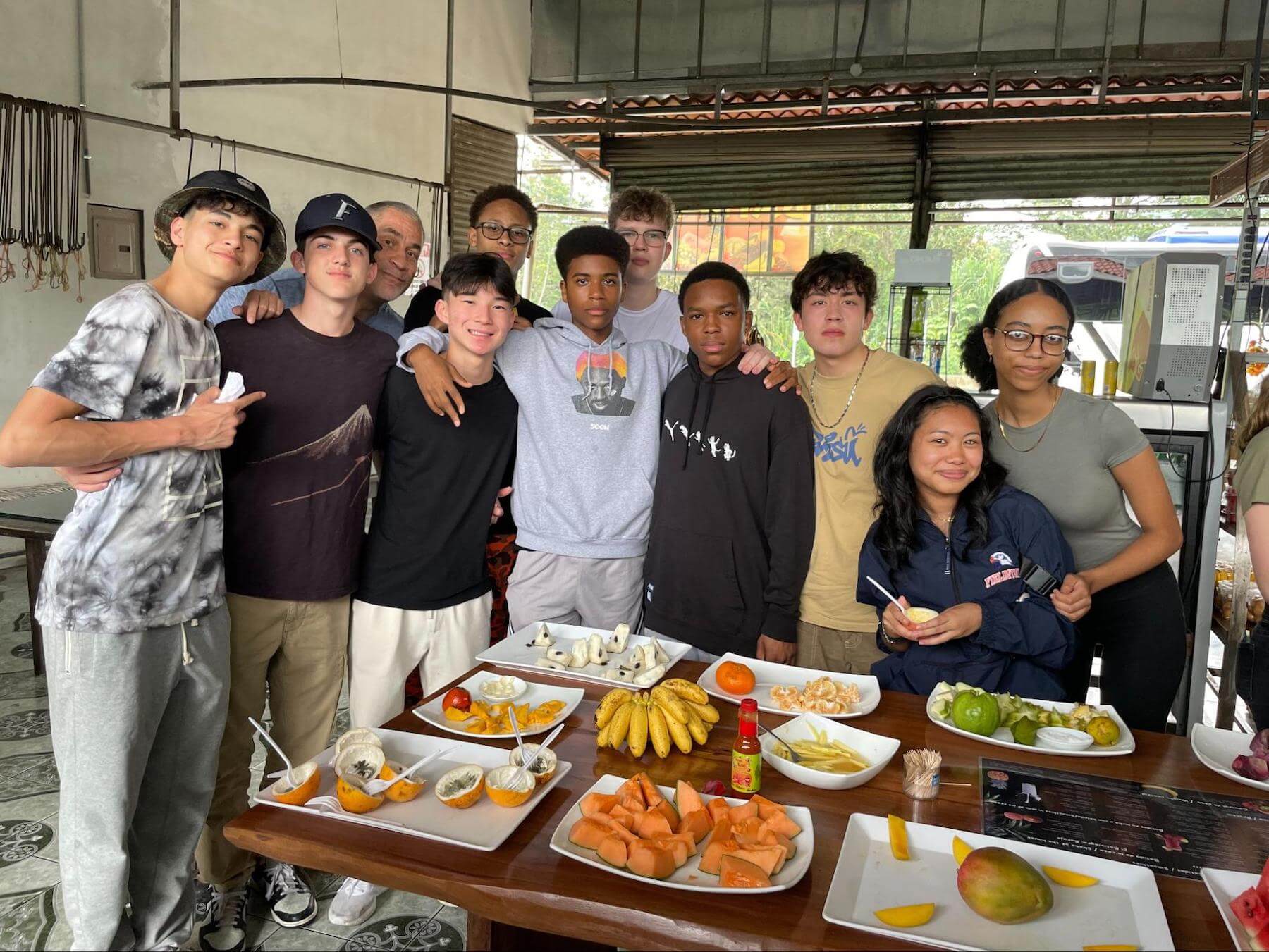 Ethical Culture Fieldston School Upper School students travel abroad.