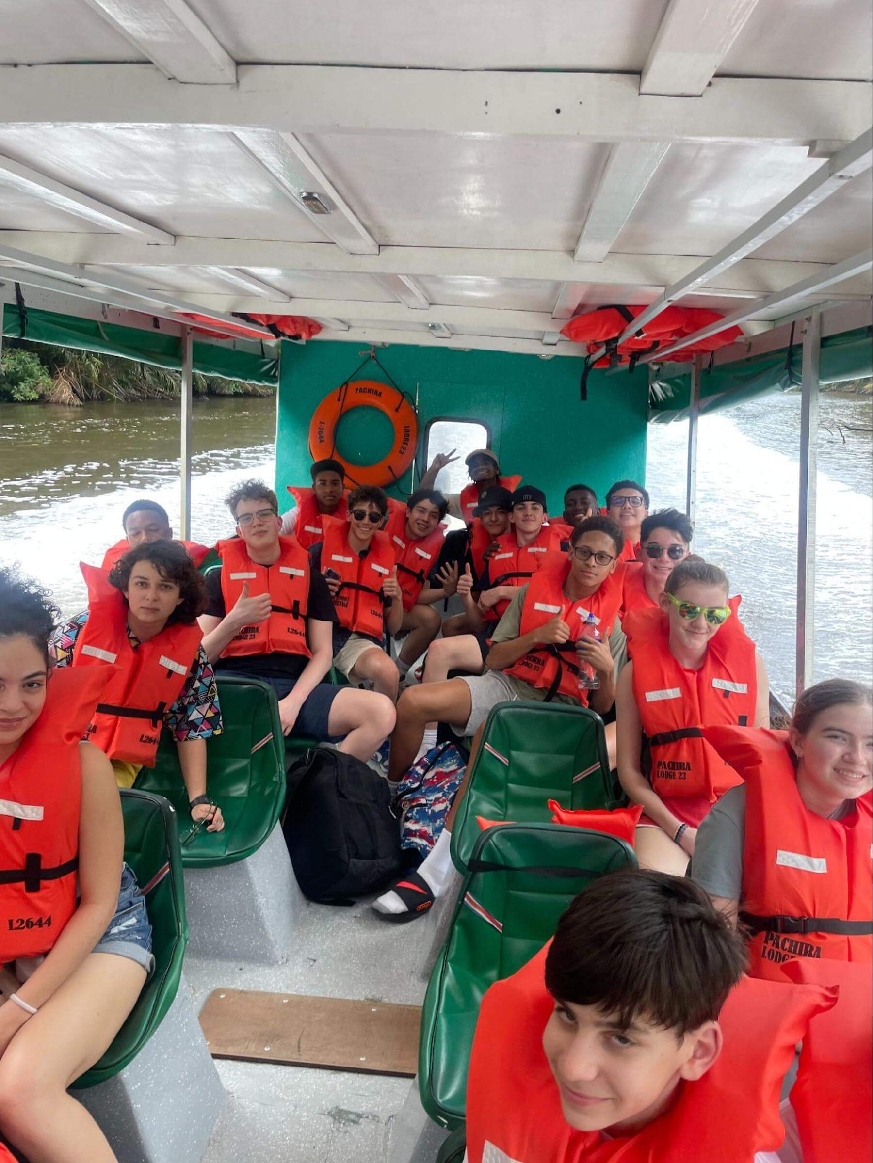Ethical Culture Fieldston School Upper School students travel abroad.