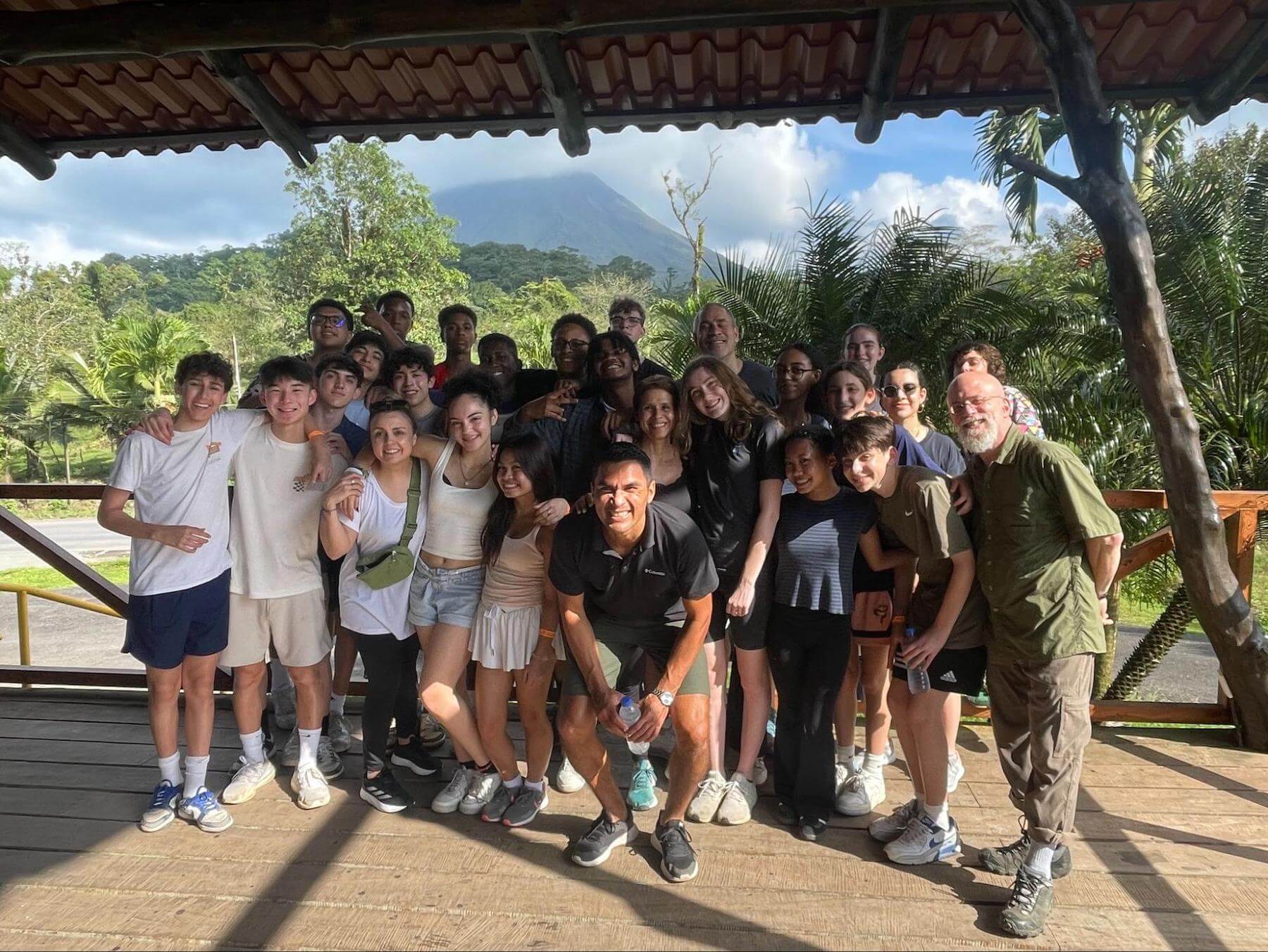 Ethical Culture Fieldston School Upper School students travel abroad.