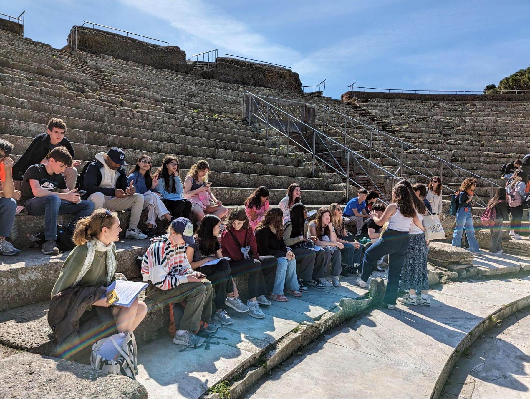 Ethical Culture Fieldston School students travel abroad.