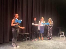 Ethical Culture Fieldston School theatre and drama students rehearse.