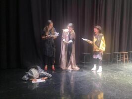 Four Ethical Culture Fieldston School Fieldston Middle students participate in drama.