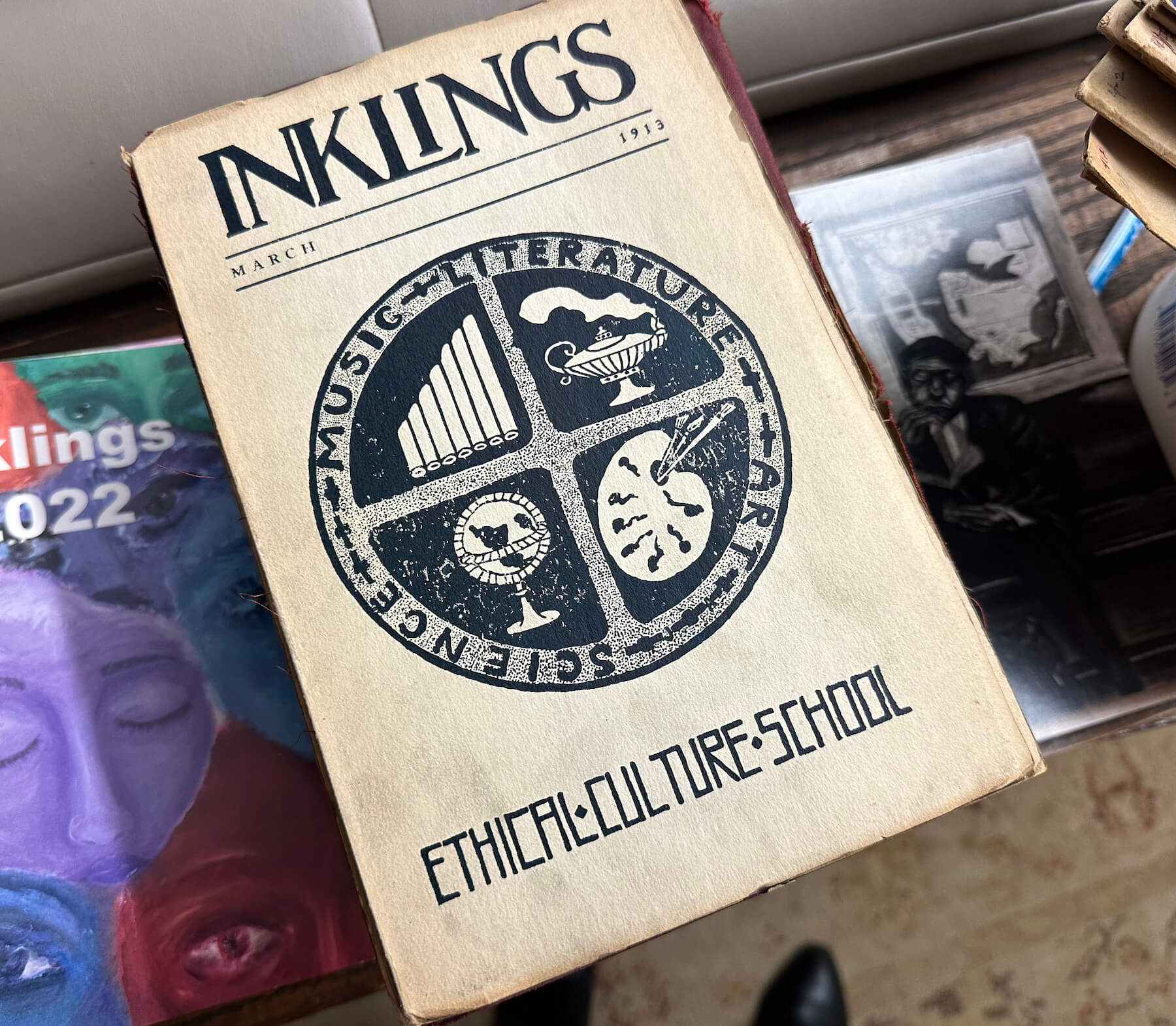 An Inklings academic journal cover at Ethical Culture Fieldston School