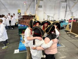 Ethical Culture Fieldston School Upper School students at Rube Goldberg National Competition.