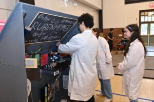 Ethical Culture Fieldston School Upper School students at Rube Goldberg National Competition.