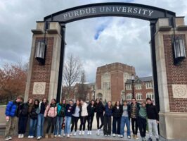 Ethical Culture Fieldston School Upper School students at Rube Goldberg National Competition.