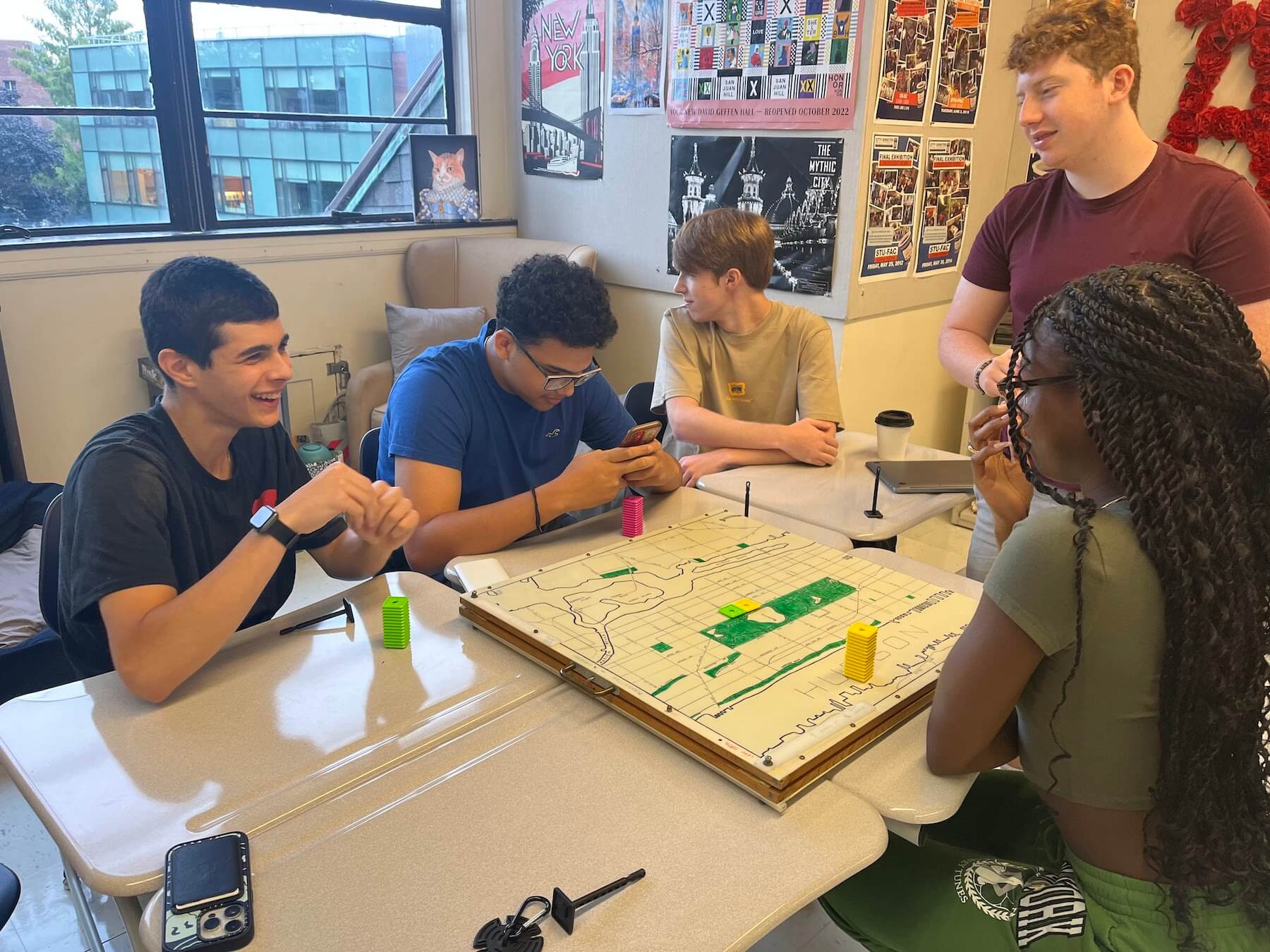 Ethical Culture Fieldston School students work on a City Semester assignment.