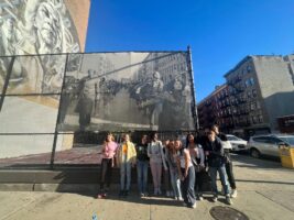 Ethical Culture Fieldston School students work on a City Semester assignment.