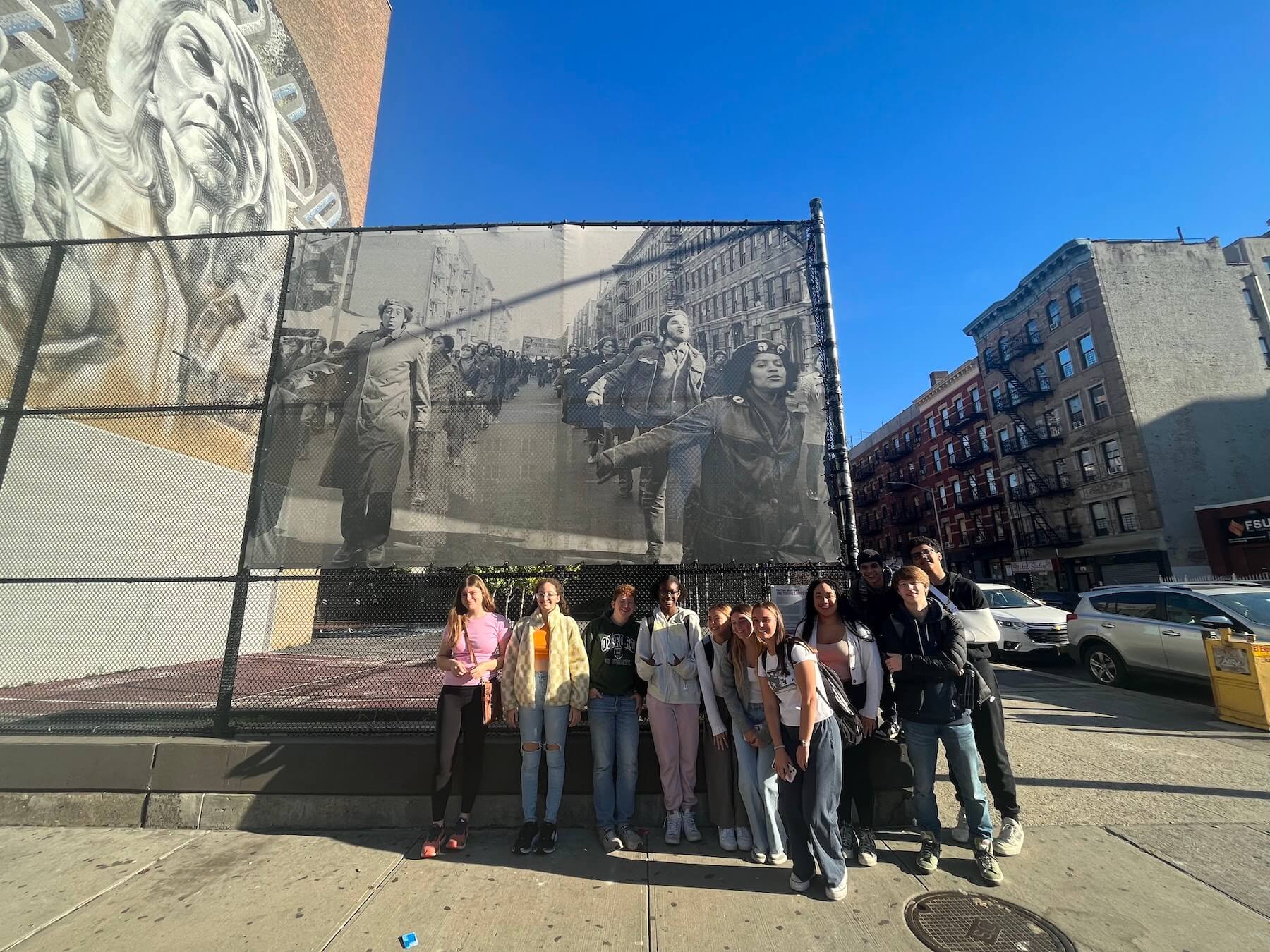 Ethical Culture Fieldston School students work on a City Semester assignment.