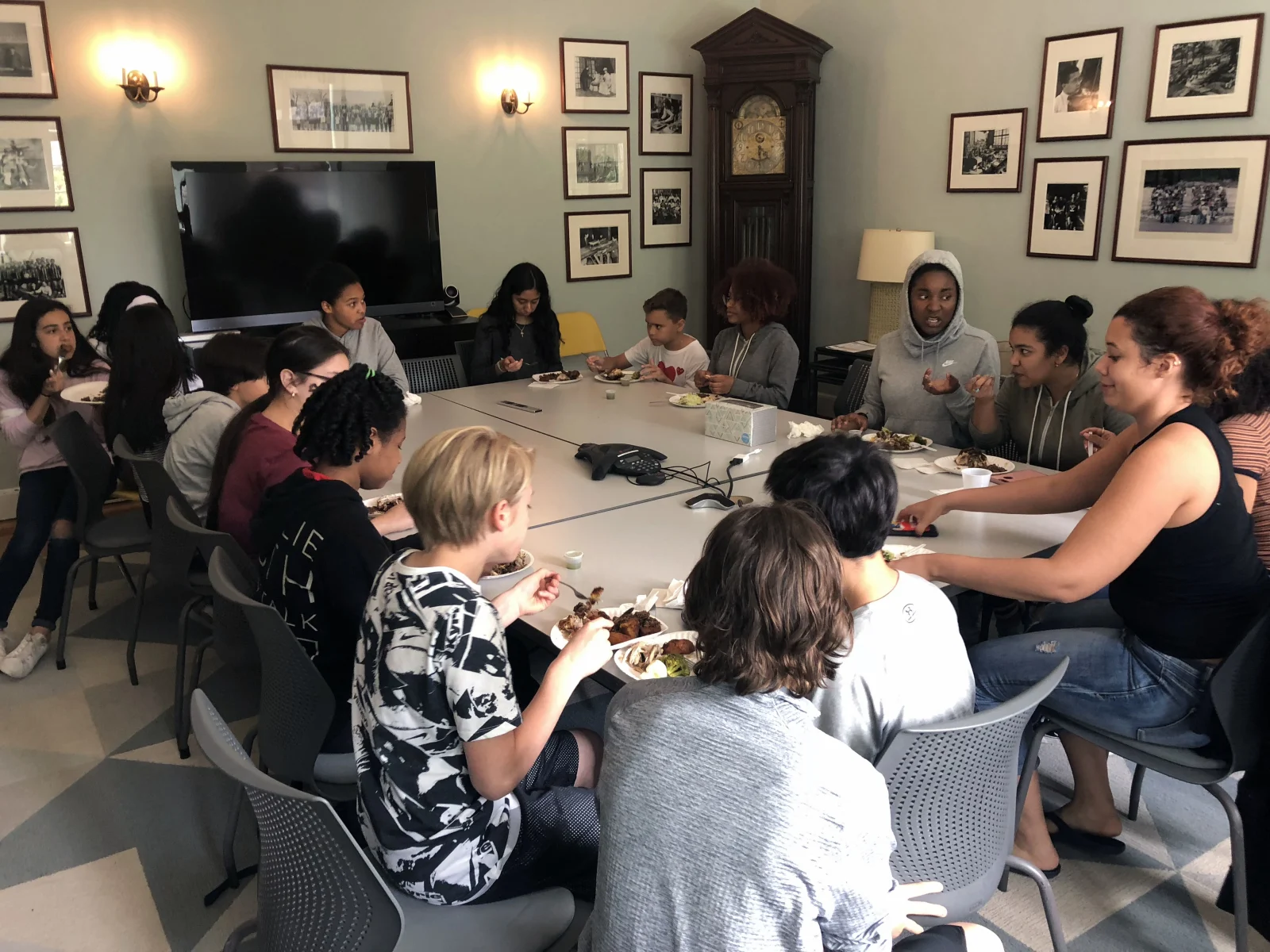 The Fieldston Middle and Fieldston Upper Latinx Affinity Group meets at Fieldston's campus.