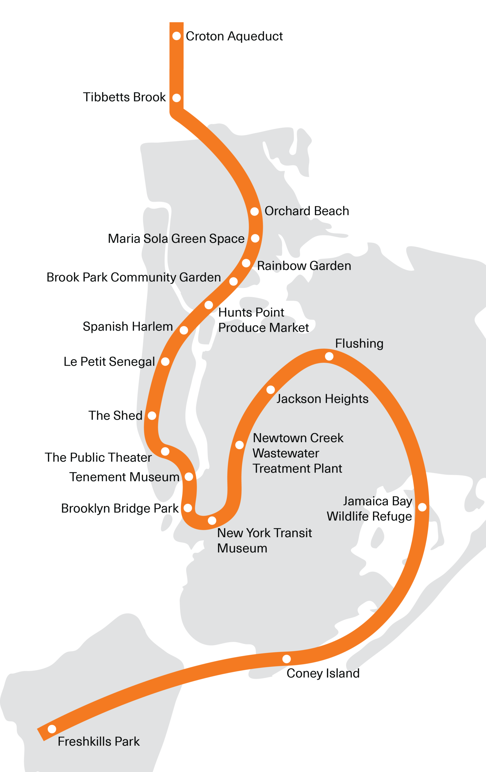 Ethical Culture Fieldston School City Semester location map