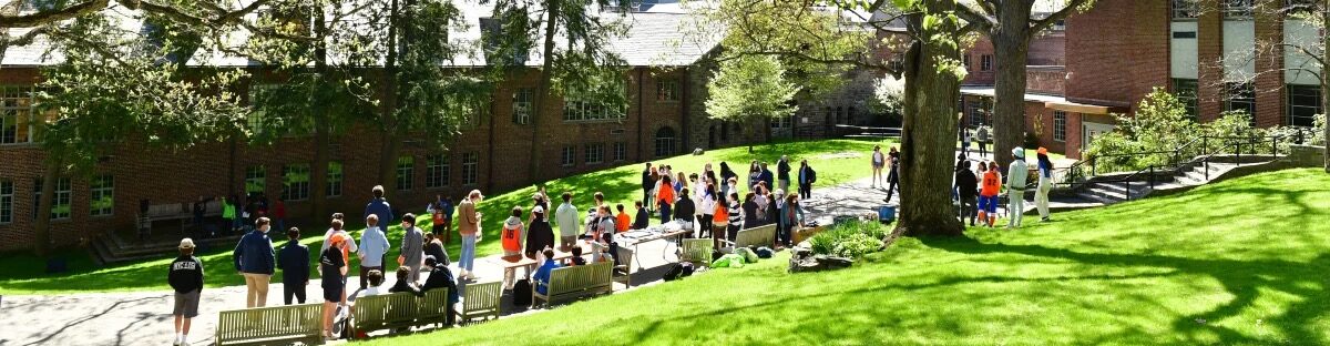 Photo of Fieldston campus Quad