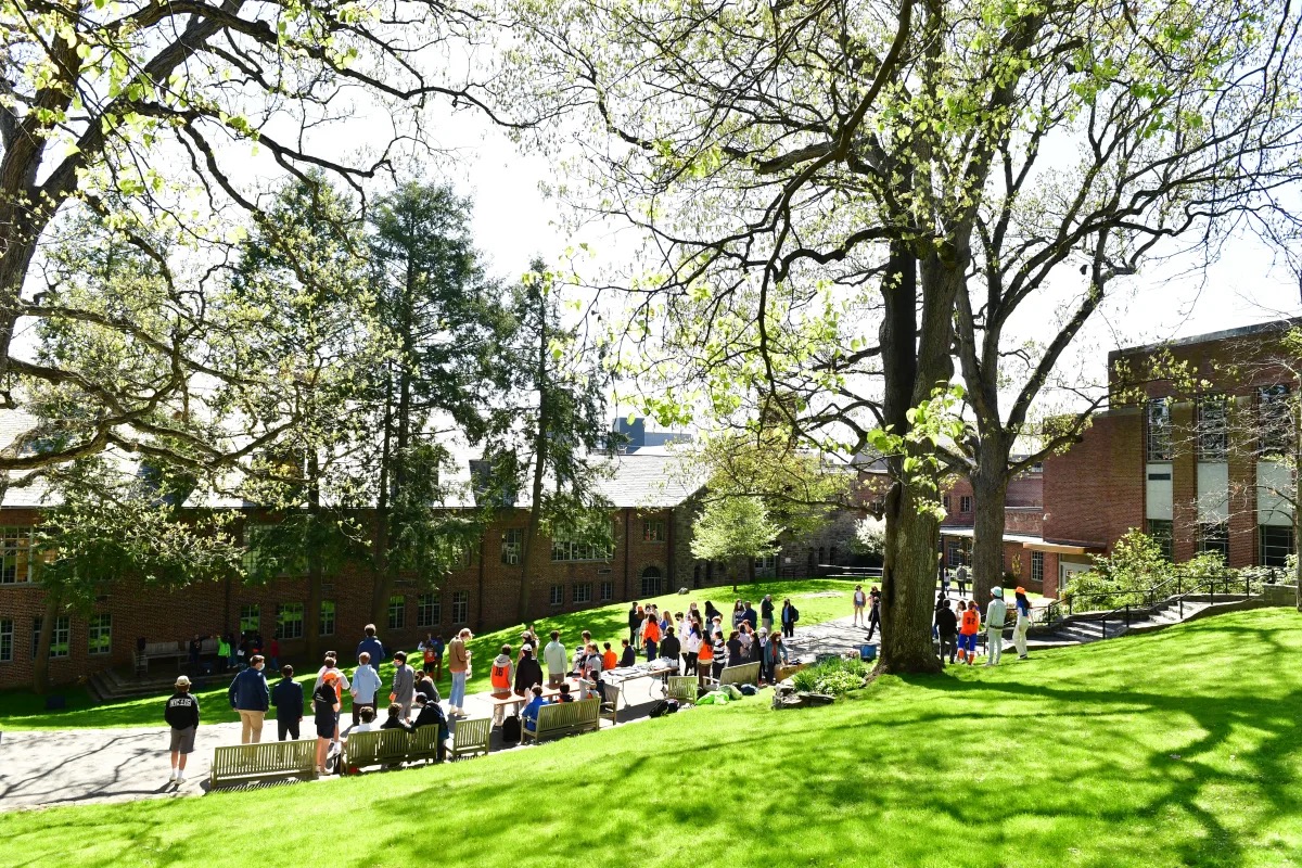 Photo of Fieldston campus Quad