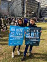 ECFS students gather at the 2019 No Hate. No Fear. Solidarity March.
