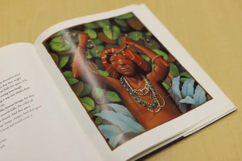 image from book of indigenous person