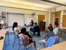 Ethical Culture Fieldston School students participate in STS class.