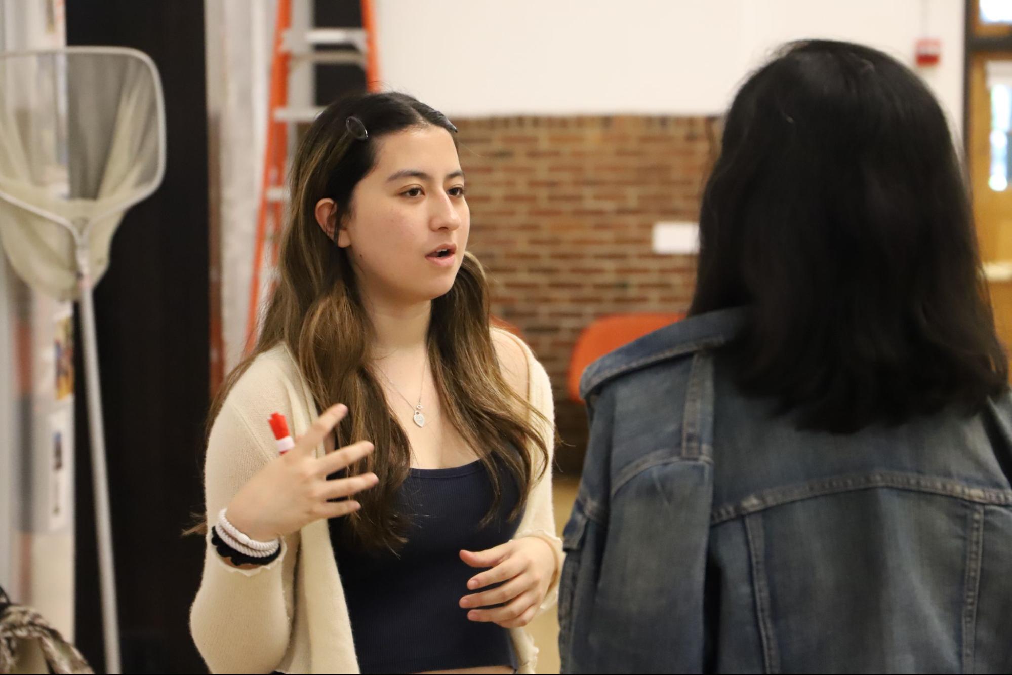 Fieldston Upper student at City Semester exhibition