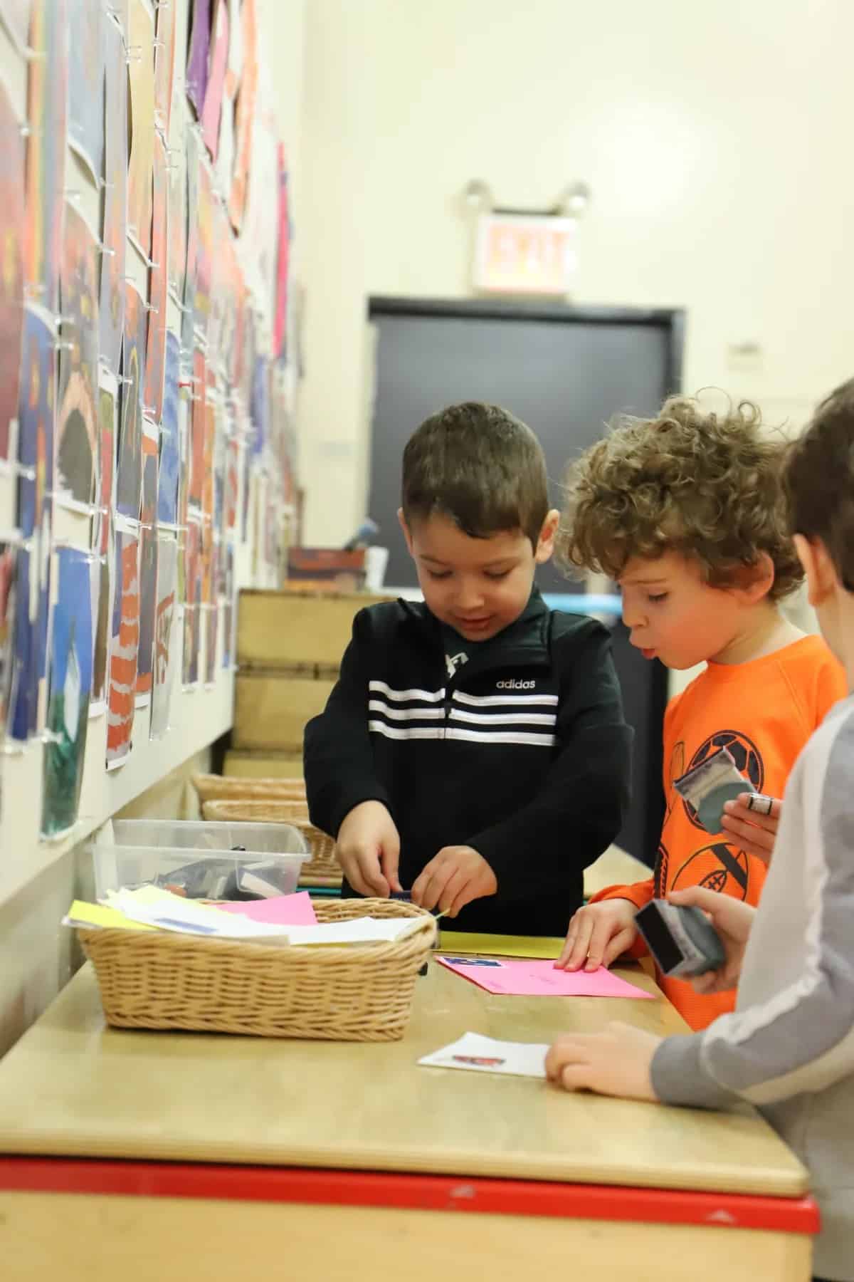 Students work on post office project