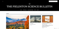Fieldston Science Bulletin online publication