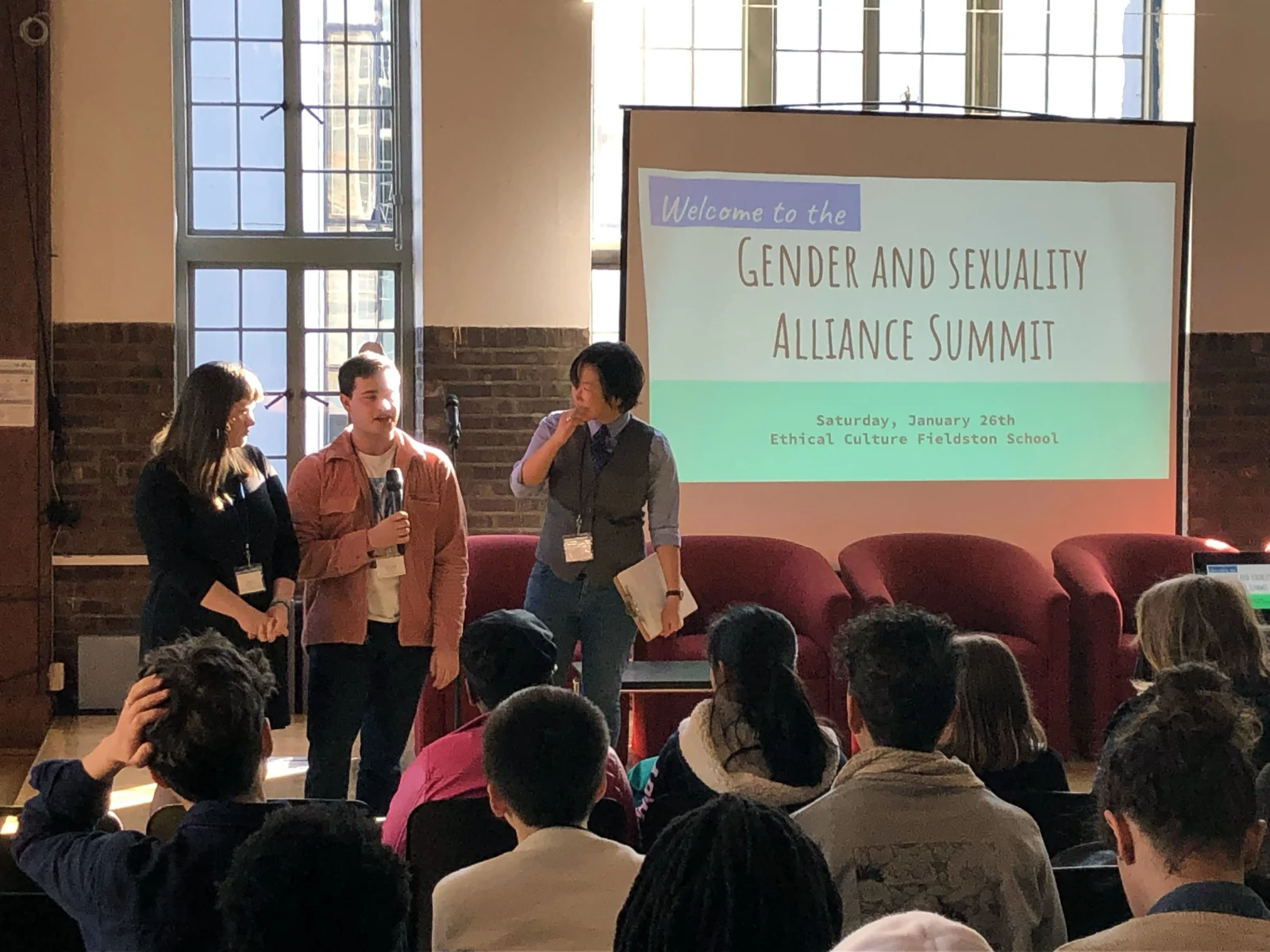 ECFS hosts the Gender and Sexuality Alliance Summit in January, 2019.